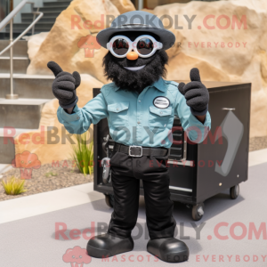Mascot character of a Black...