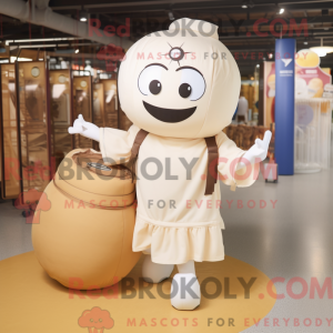 Mascot character of a Cream...