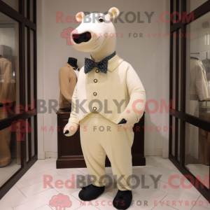 Mascot character of a Cream...