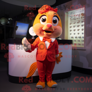 Mascottefiguur van een...