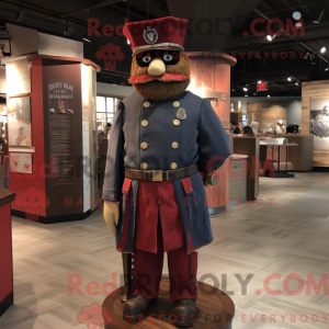 Mascottefiguur van een...