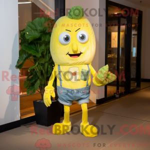 Mascottefiguur van een...