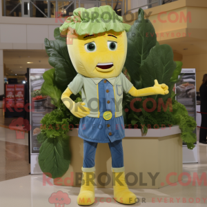 Mascot character of a Lemon...