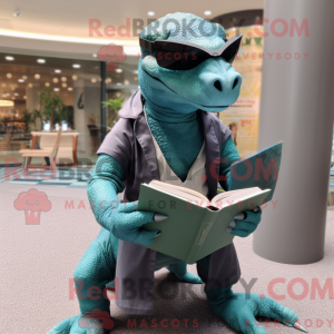 Mascot character of a Teal...