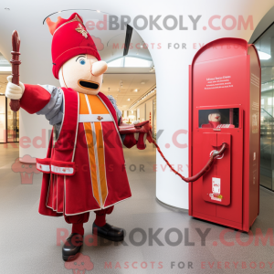 Mascot character of a Red...