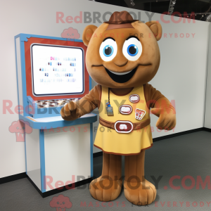 Maskot karakter af en Tan...