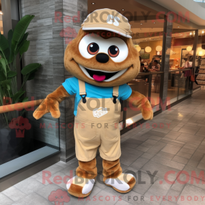 Mascot karakter van een Tan...