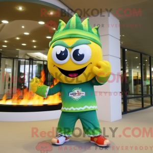 Mascot karakter van een...