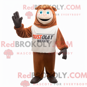 Mascot character of a Rust...