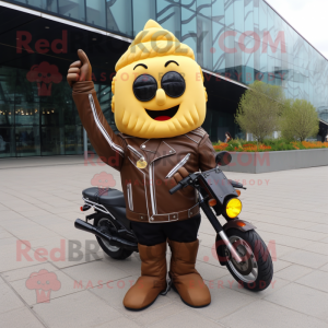 Brown French Fries mascotte...