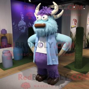Personaje mascota de un yak...
