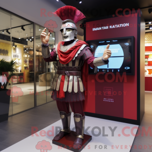 Mascot character of a Roman...