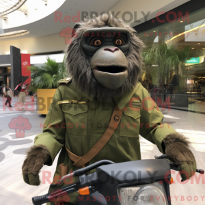 Mascottefiguur van een...