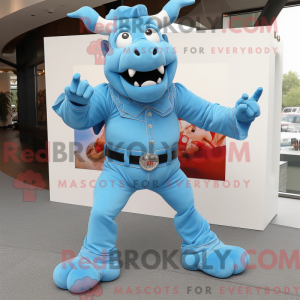 Mascot karakter van een...