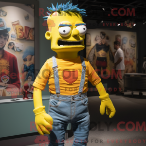 Mascot karakter van een...