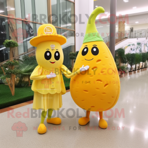 Yellow Melon mascotte...