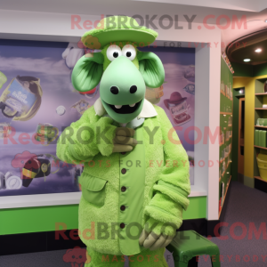 Mascot character of a Lime...