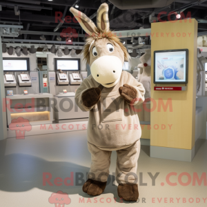 Mascottefiguur van een...
