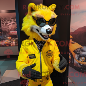 Mascottekarakter van een...
