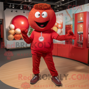 Mascot character of a Red...