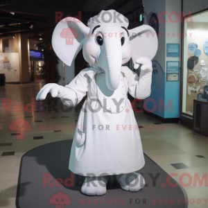 Mascot character of a White...