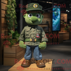 Mascot karakter van een...