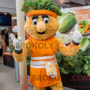Mascottefiguur van een...