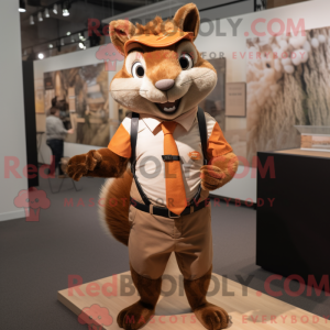 Mascot karakter van een...