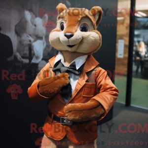Mascot karakter van een...