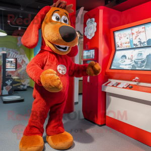 Red Dog mascotte kostuum...