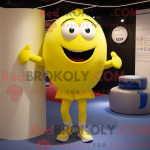 Mascot character of a Lemon...