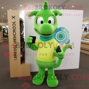 Mascot character of a Lime...