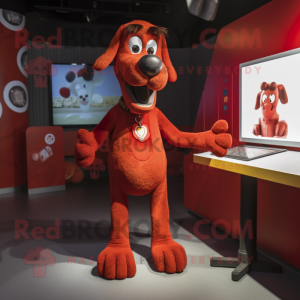 Red Dog maskot kostume...