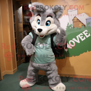 Mascot karakter van een...