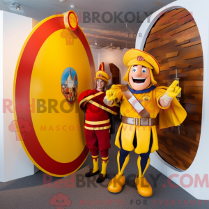 Mascottekarakter van een...
