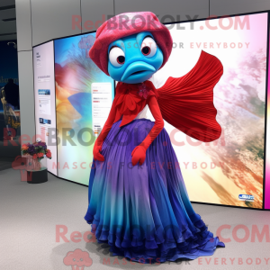 Mascottefiguur van een...