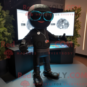 Mascot character of a Black...