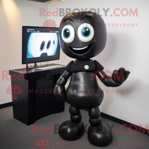 Mascot character of a Black...
