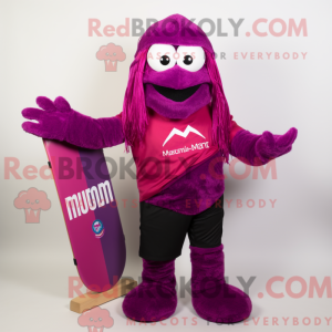 Postava maskota Magenta...