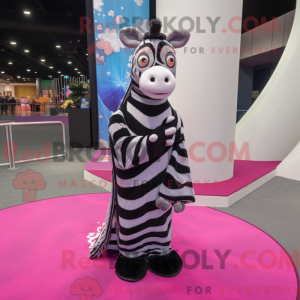 Mascot character of a Zebra...