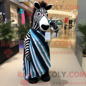 Mascot character of a Zebra...
