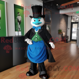 Mascot character of a Blue...