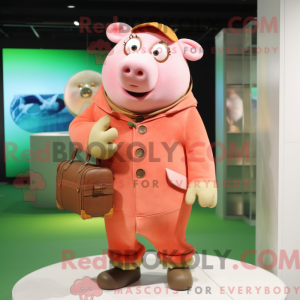 Mascottefiguur van een...
