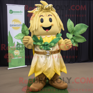 Mascot karakter van een...