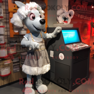 Mascottefiguur van een...