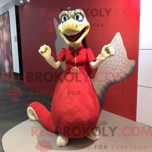 Mascot karakter van een...