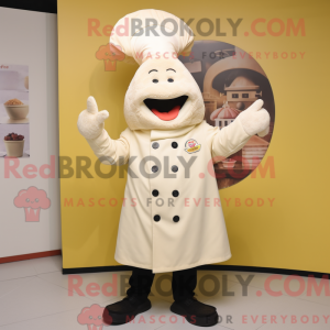 Mascot character of a Cream...