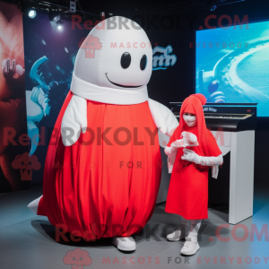 Mascot character of a Red...