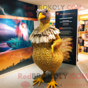 Mascot character of a Gold...