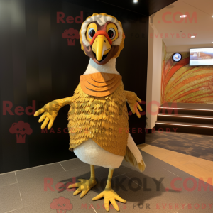 Mascot character of a Gold...